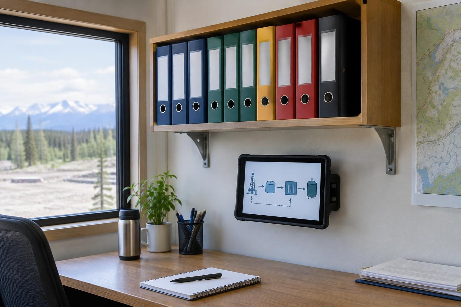 office binders process diagram - The measurement records Alberta operators are expected to keep